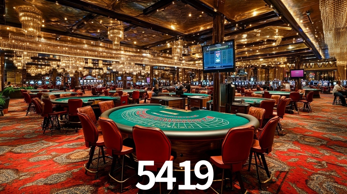 Sinta a adrenalina dos jogos de cassino com 5419